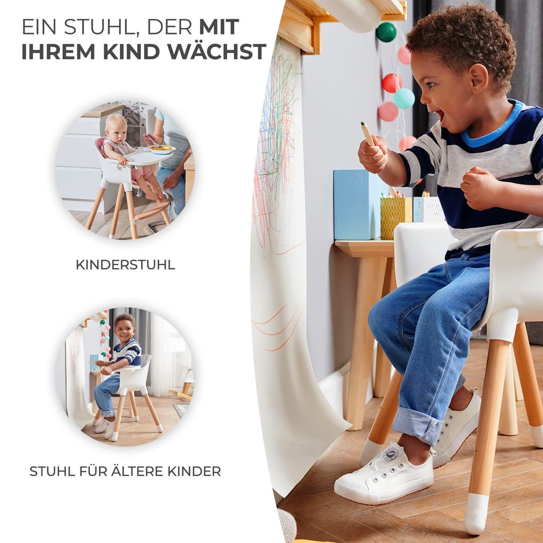 Kinderkraft Hochstuhl SIENNA | Weiß