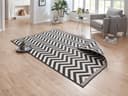 HANSE Home Teppich Palma Wendeteppich | Schwarz