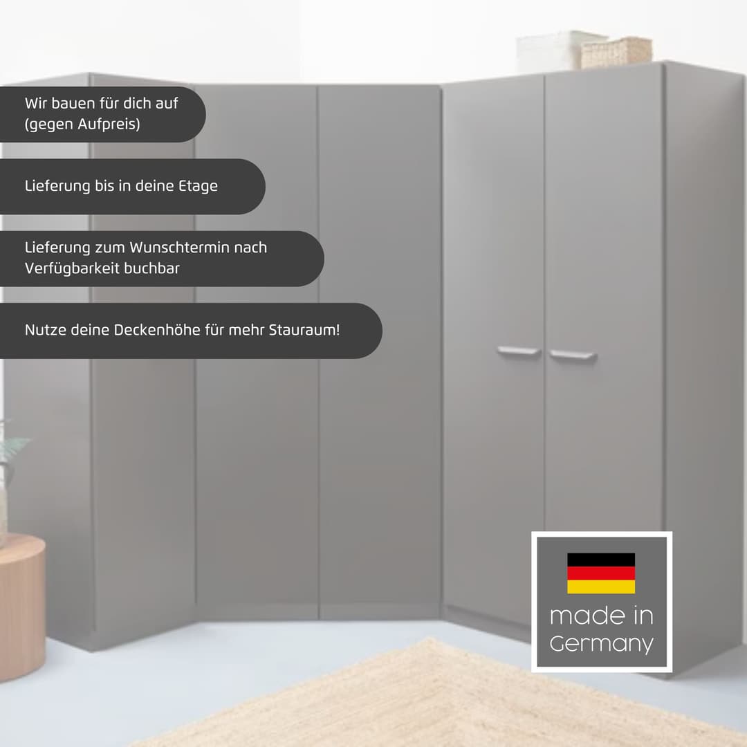 rauch Schrank-Set VANDOR | Grau