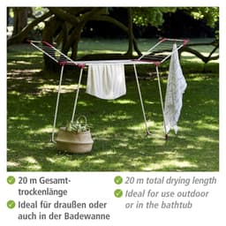 WENKO Wäscheständer Modell Summer Dry | Mehrfarbig