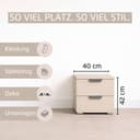 rauch Nachtkommode COSTA | Beige 4