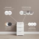 OTTO home AGORDO Nachtkommode | Weiß 4