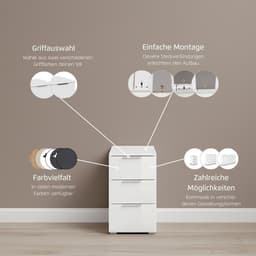 OTTO home AGORDO Nachtkommode | Weiß