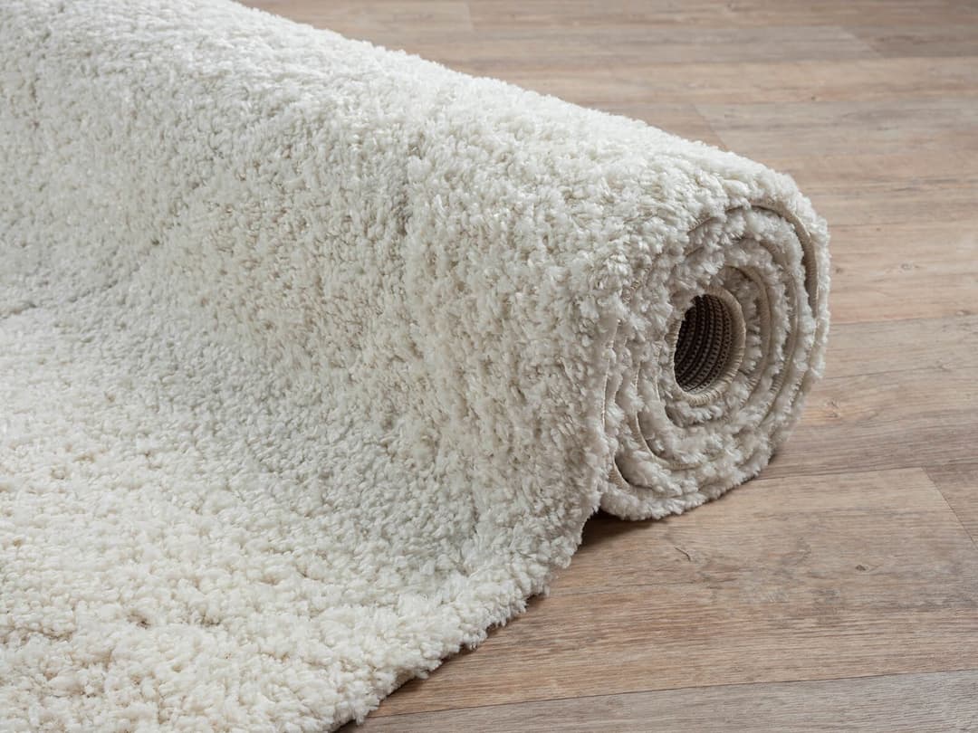 the carpet Teppich Bahar Shaggy | Beige