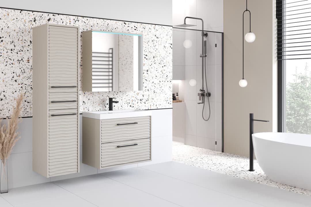 welltime Badmöbel-Set Canada | Beige