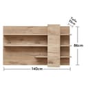 Innostyle Wandboard BELLANO | Holztöne 5