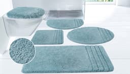 Möve Badematte Loft | Blau