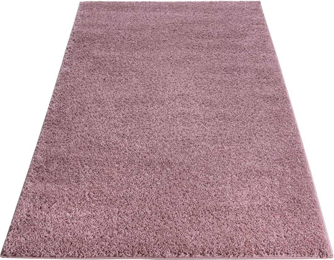 Bruno Banani Hochflor-Teppich Shaggy Soft | Rosa