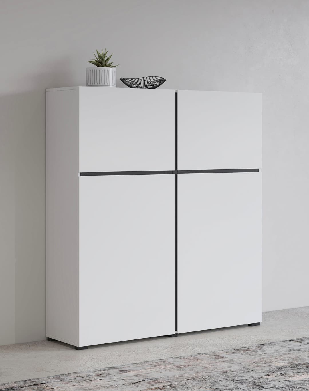 OTTO home Highboard Cross | Weiß