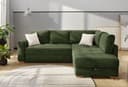 Jockenhöfer Gruppe Ecksofa Sunset L-Form | Grün
