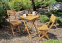 Garden Pleasure Gartentisch Balkontisch ALAMEDA | Holztöne