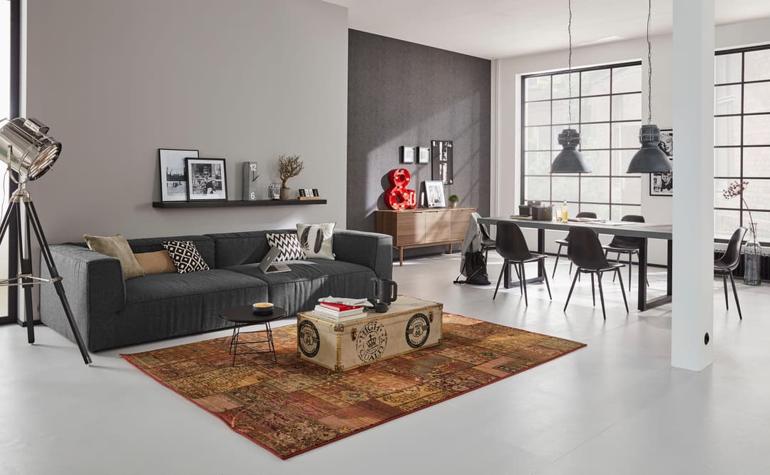 TOM TAILOR HOME Dekokissen Small Squares | Schwarz