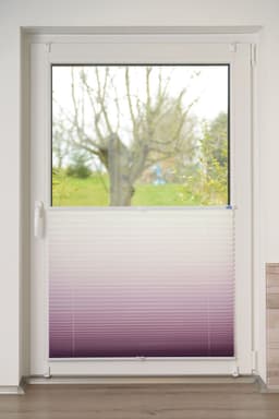 K-HOME Plissee Farbverlauf Sunrise | Rot