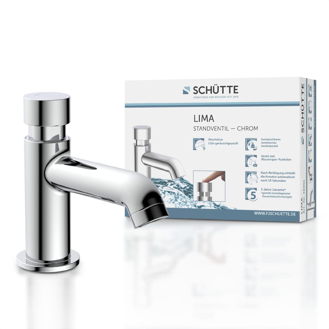 Schütte LIMA Kaltwasserarmatur | Silber