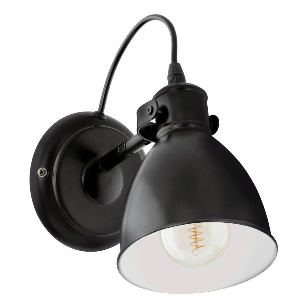 EGLO Wandleuchte PRIDDY | Schwarz
