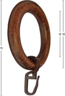 GARESA Gardinenring | Braun 2