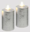 I.GE.A. LED-Kerzen Set | Silber
