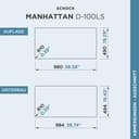 Schock Granitspüle Manhattan D-100L | Schwarz 3