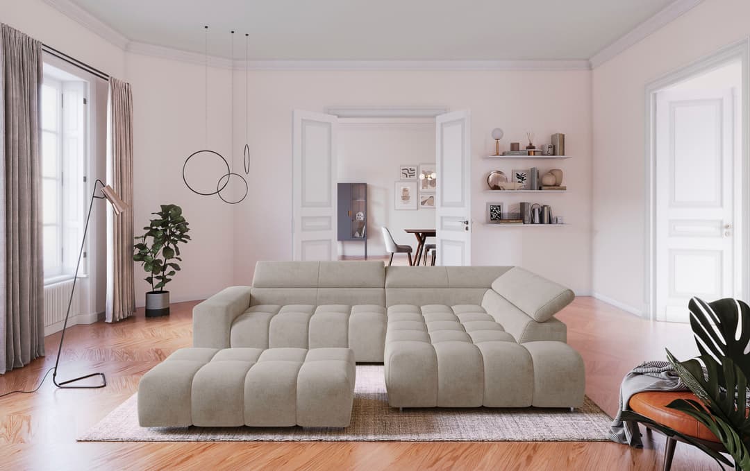 COTTA Hockerbank Orion | Beige