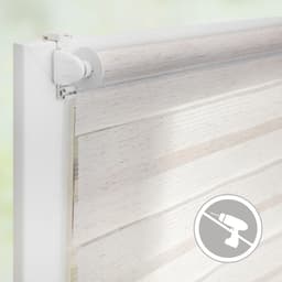 Doppelrollo Duo-Rollo Klemmfix | Beige