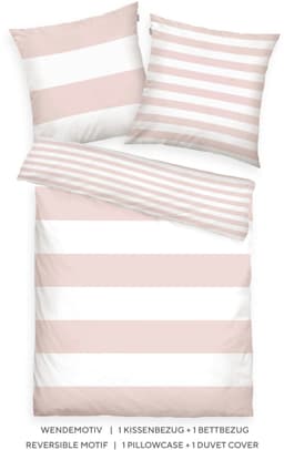 TOM TAILOR HOME Wendebettwäsche SIENA | Rosa