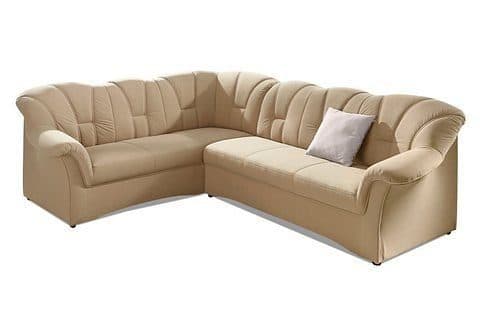 DOMO collection Ecksofa Papenburg | Beige