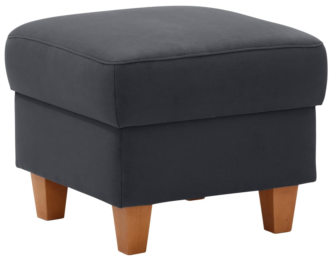Home affaire Polsterhocker Palmera | Grau