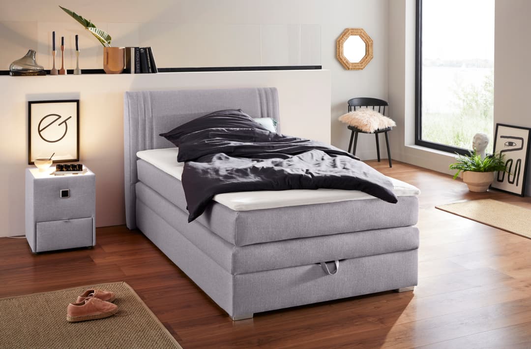 Jockenhöfer Gruppe Boxspringbett Amira | Grau