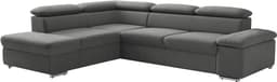 sit&more Ecksofa Valentine L-Form | Grau