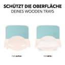 Hauck Platzset Highchair Wooden Tray Mat, Lion Mint | Grün 3