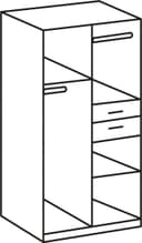 Wimex Drehtürenschrank Bitburg | Holztöne 3