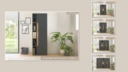 Home affaire Aktenschrank CiTY/GiRON | Grau