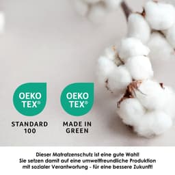 SETEX Matratzenauflage Molton-Köper | Weiß