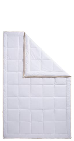 QUEENS TEXTILES Bettdecke Luxus | Weiß