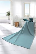 Biederlack Wohndecke Cotton Home | Türkis 2