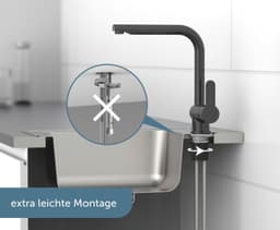 Schütte Spültischarmatur RIO | Grau