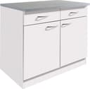wiho Küchen Unterschrank Kiel | Weiß