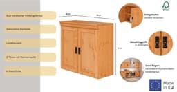 OTTO home Hängeschrank Rügen | Holztöne