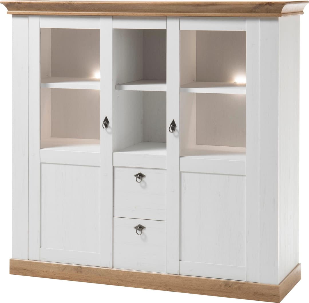 Home affaire Highboard Cremona | Weiß