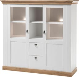 Home affaire Highboard Cremona | Weiß