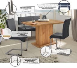 OTTO home Sitzbank Charissa | Schwarz