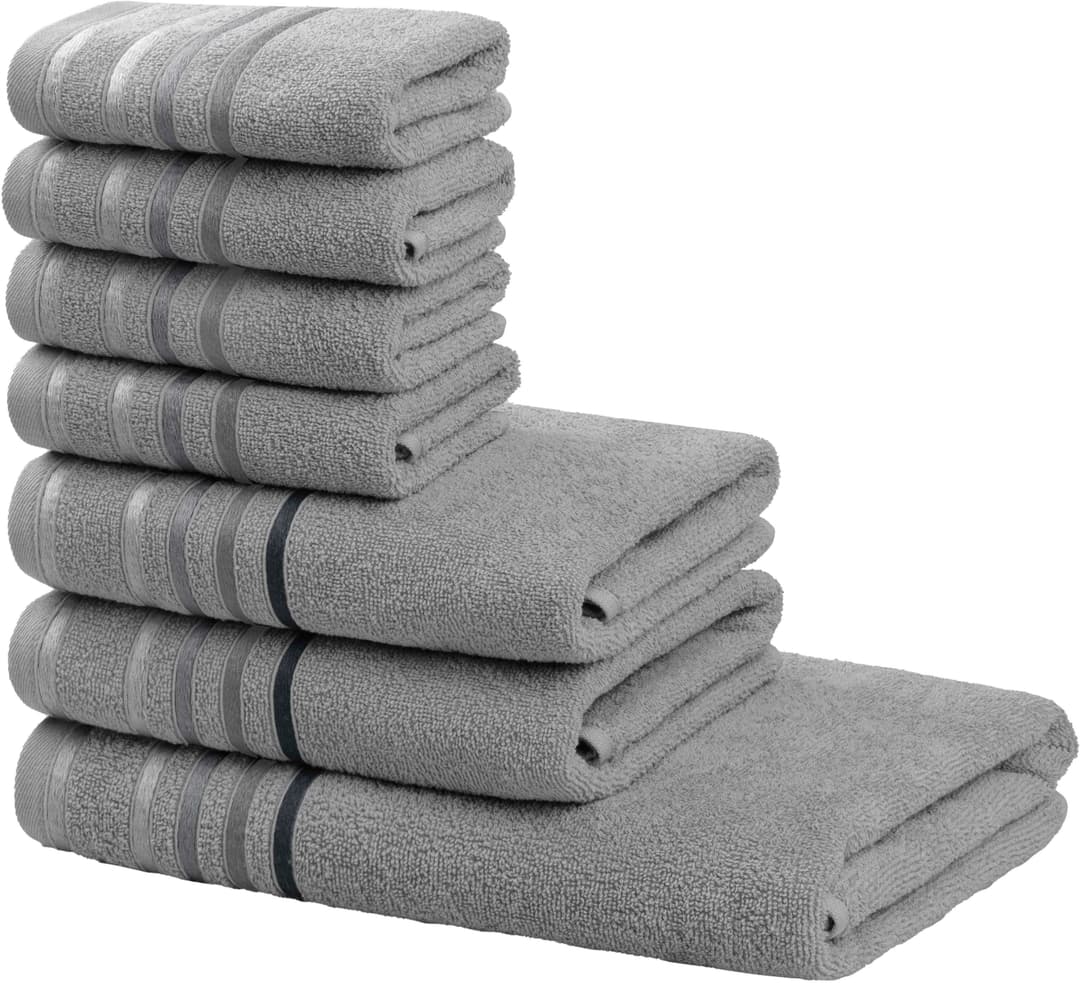 OTTO home Handtuch Set Niki | Grau