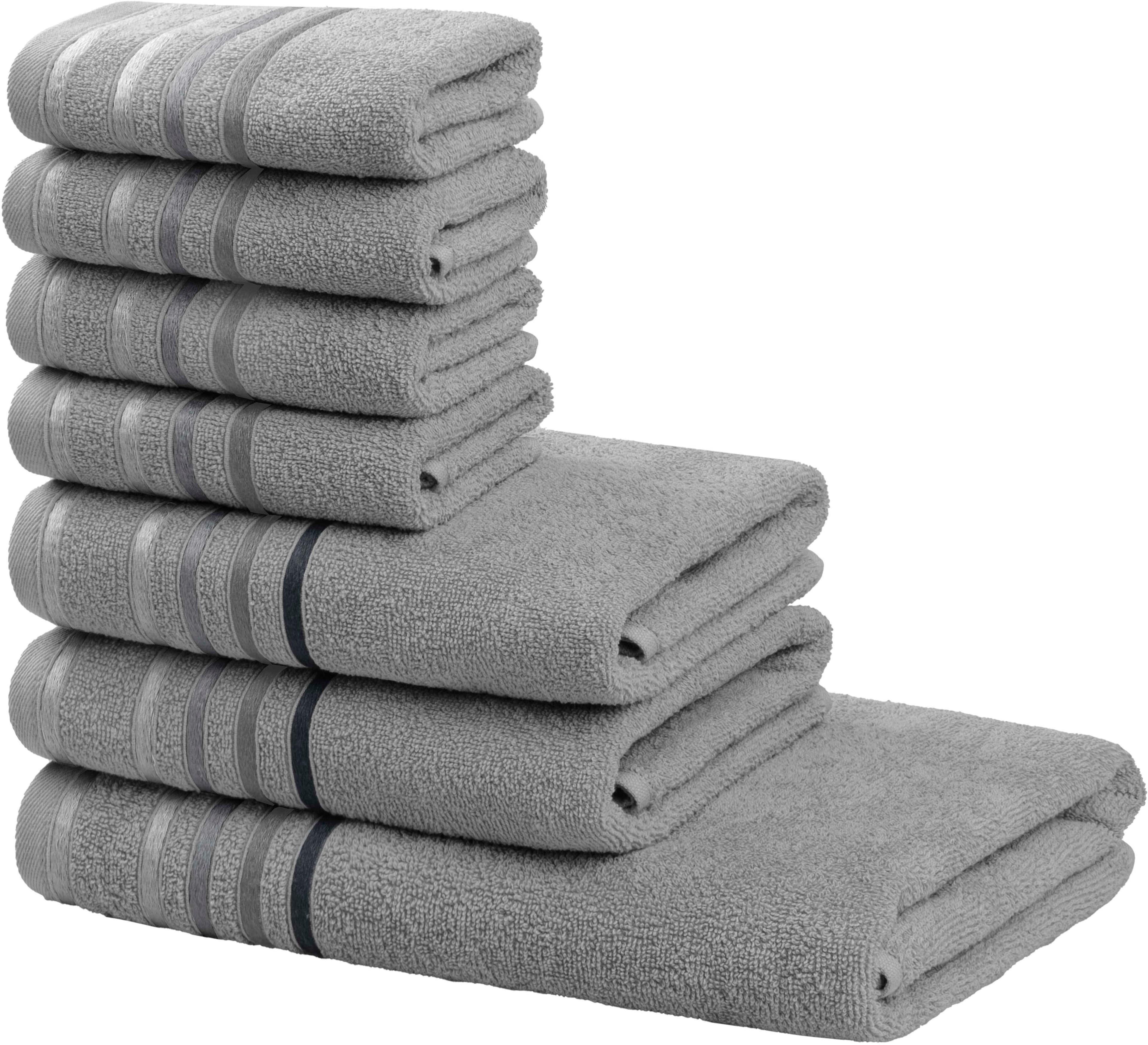 OTTO home Handtuch Set Niki | Grau