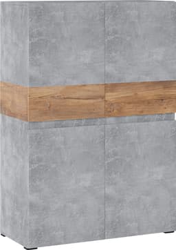 Home affaire Highboard Rimini | Holztöne