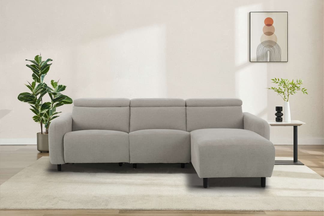 OTTO home Ecksofa SKAANE Struktur | Grau