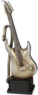 Ambiente Haus Dekofigur Gitarre Figur L | Silber