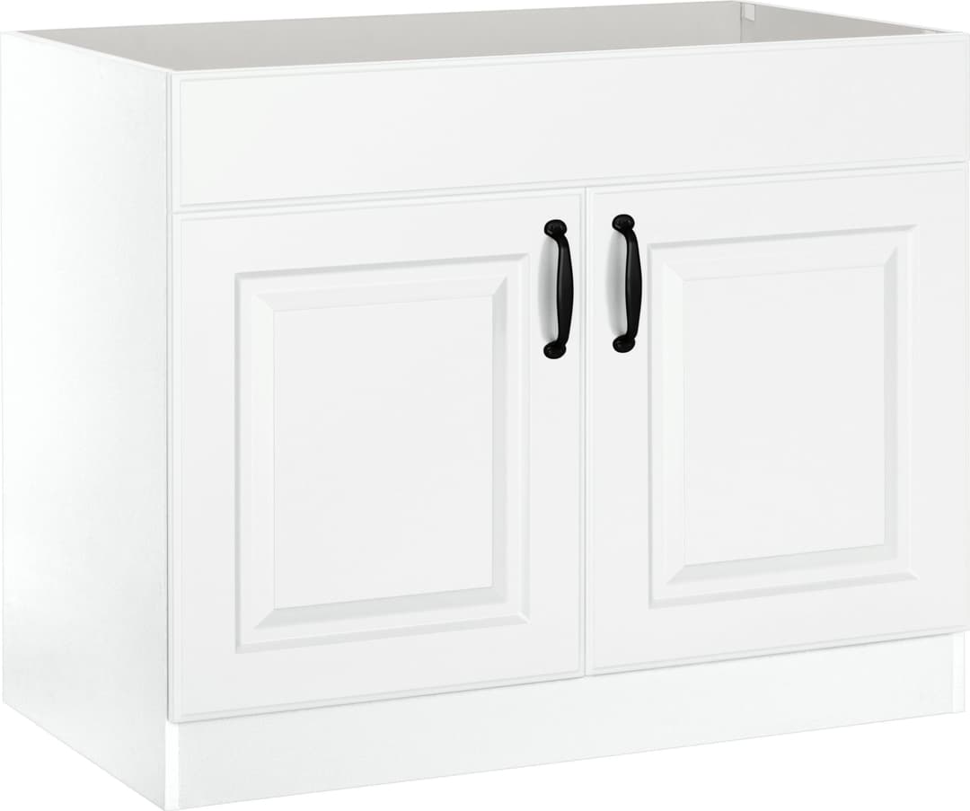 wiho Küchen Spülenschrank Erla | Weiß