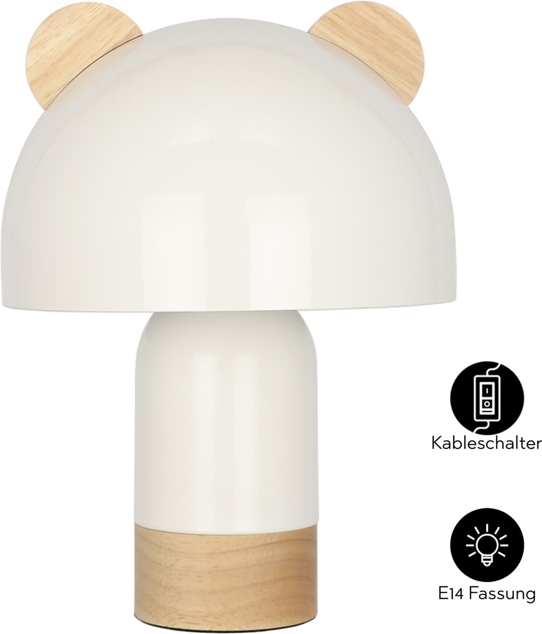 OTTO home Tischleuchte Alinn | Weiß