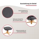 Duo Collection TV-Sessel Bordeaux | Grau 2
