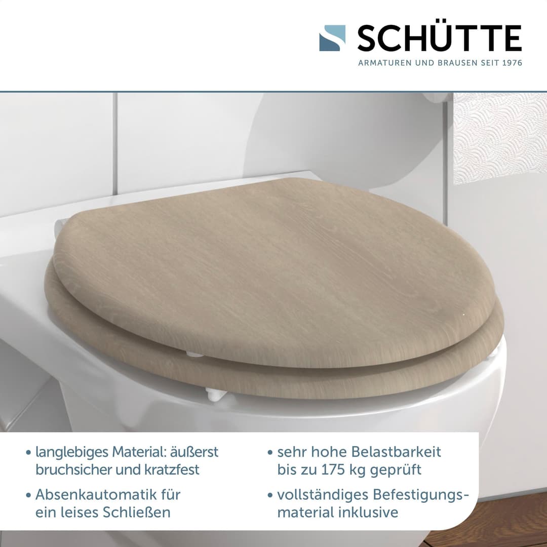 Schütte WC-Sitz MODERN WOOD | Holztöne